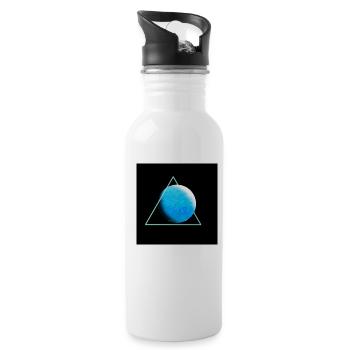Planet - Water bottle with straw - white - Right