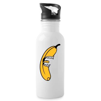 Evil Monster Banana - Gourde avec paille intégrée - blanc - Droite