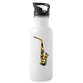 YellowInBolle Sax - Water bottle with straw - white - Right