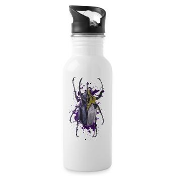 Coleoptera beetle beetle insect - Water bottle with straw - white - Right