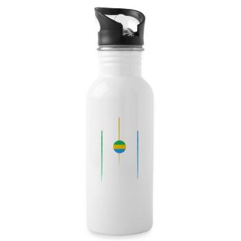 Gabon Airlines - Water bottle with straw - white - Right