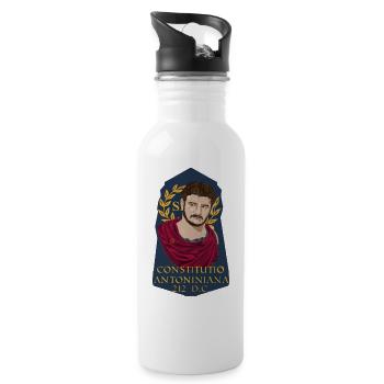 Edict of Caracalla - Water bottle with straw - white - Right
