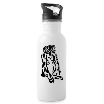 Gorilla - Water bottle with straw - white - Right