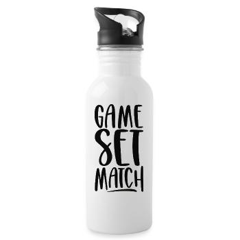 Jeu Set Match - Gourde avec paille intégrée - blanc - Droite