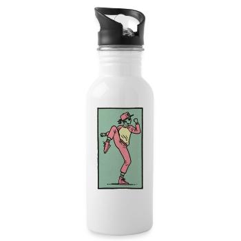 Female dancer #12 - Water bottle with straw - white - Right