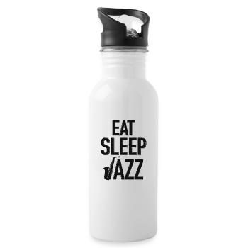 Mangez Sommeil Jazz - Gourde avec paille intégrée - blanc - Droite