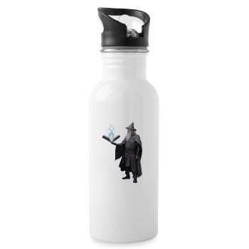 Magician - Water bottle with straw - white - Right
