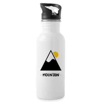 CHRISTMAS. YEAR. ANNIVERSARY. RETIREMENT. DAD. MAMAM. - Water bottle with straw - white - Right