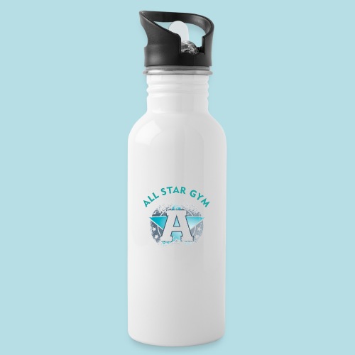 All Star Gym - Trinkflasche mit integriertem Trinkhalm