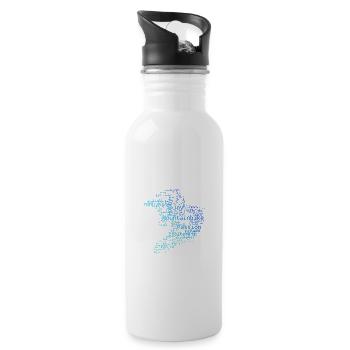 Mountain Bikers Cyclisme Femme VTT - Gourde avec paille intégrée - blanc - Droite