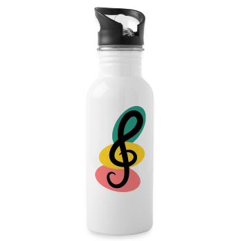 CHRISTMAS. YEAR. ANNIVERSARY. RETIREMENT. DAD. MAMAM. - Water bottle with straw - white - Right