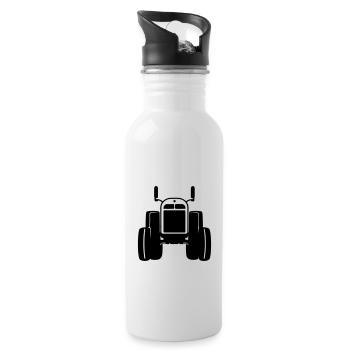 Tractor - Water bottle with straw - white - Right
