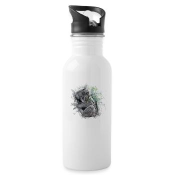 Koala bear - Water bottle with straw - white - Right
