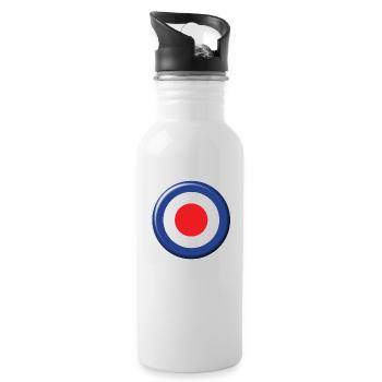 target - Gourde avec paille intégrée - blanc - Droite