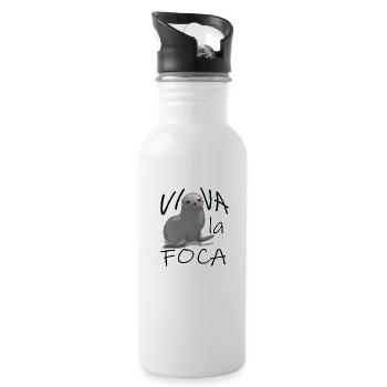 Long live the FOCA - Water bottle with straw - white - Right