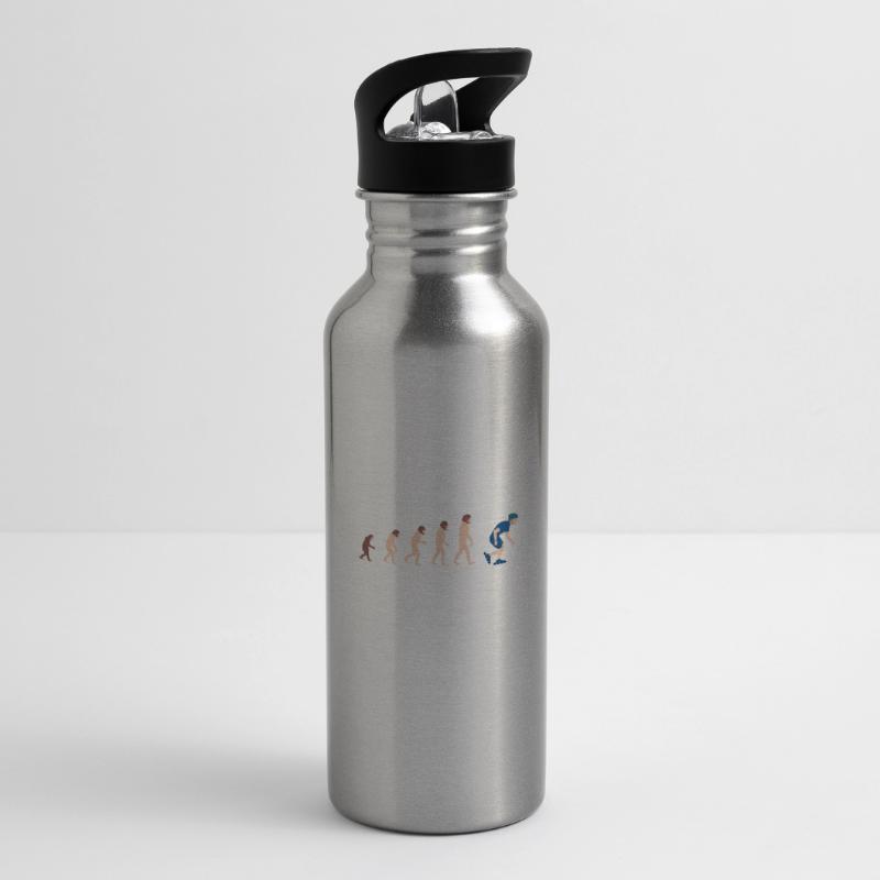 Evolution Inline Skates Funny gift idea Water bottle with straw