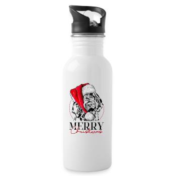 Santa SPINONE ITALIANO Merry Christmas Wilsigns - Water bottle with straw - white - Right