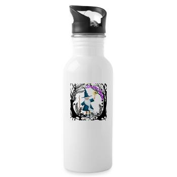 The Little Magician - Water bottle with straw - white - Right