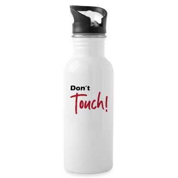 Do not touch - Water bottle with straw - white - Right