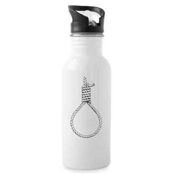 noose - Trinkflasche mit integriertem Trinkhalm - Weiß - Rechts