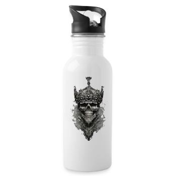 Vikings Rune nordique Vikings Valhalla Vikings - Gourde avec paille intégrée - blanc - Droite