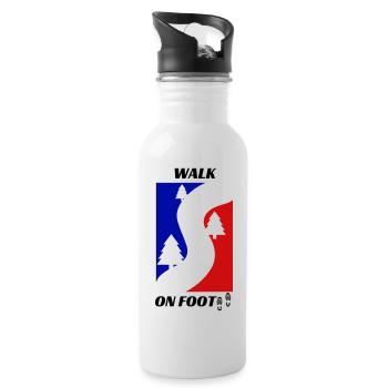 Walk On Foot G.B - Gourde avec paille intégrée - blanc - Droite