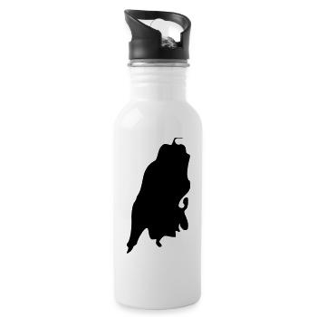 Lefkada - Water bottle with straw - white - Right