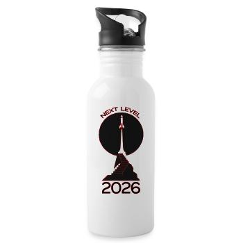 Next Level 2026 Rocket - Water bottle with straw - white - Right