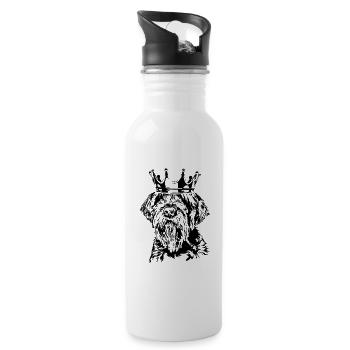KORTHALS GRIFFON Krone Dogs Dog Wilsigns - Water bottle with straw - white - Right
