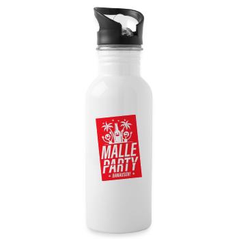 Malle Party Banausen Mallorca - Gourde avec paille intégrée - blanc - Droite