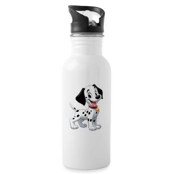 dalmatien 5 - Gourde avec paille intégrée - blanc - Droite