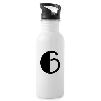 6. HAPPY BIRTHDAY. HAPPY BIRTHDAY. DIGIT - Water bottle with straw - white - Right