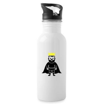 King - Water bottle with straw - white - Right
