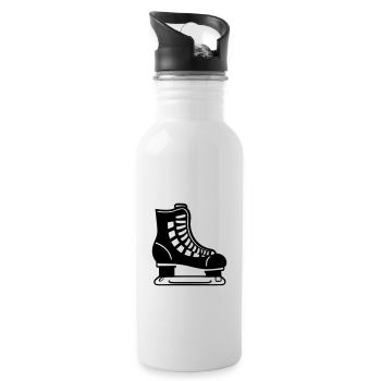 Skating - Water bottle with straw - white - Right