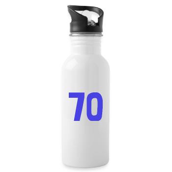 HAPPY BIRTHDAY. HAPPY BIRTHDAY. ANNIVERSARY. - Water bottle with straw - white - Right