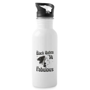 This Black Queen Makes 14 Looks Fabulous - 14th - Water bottle with straw - white - Right