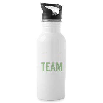 Chess Team - Water bottle with straw - white - Right