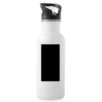 Rectangle - Water bottle with straw - white - Right