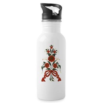 JÄRVSÖ - Water bottle with straw - white - Right