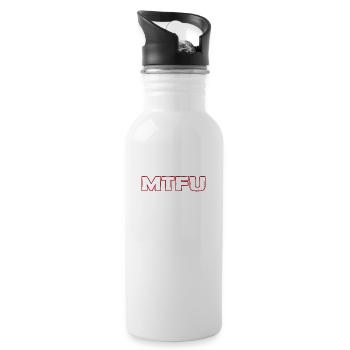 MTFU - Water bottle with straw - white - Right