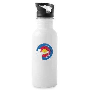 CompoundTargetArcherW-02 - Gourde avec paille intégrée - blanc - Droite