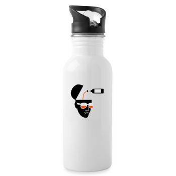 Loading - Trinkflasche mit integriertem Trinkhalm - Weiß - Rechts