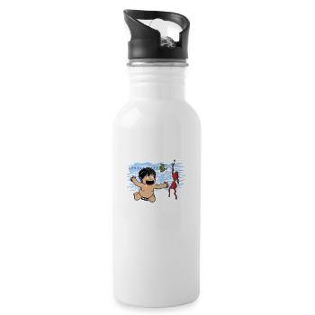 Little Perverse - Water bottle with straw - white - Right