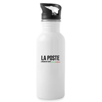 la poste livraison en cours cadeau - Gourde avec paille intégrée - blanc - Droite
