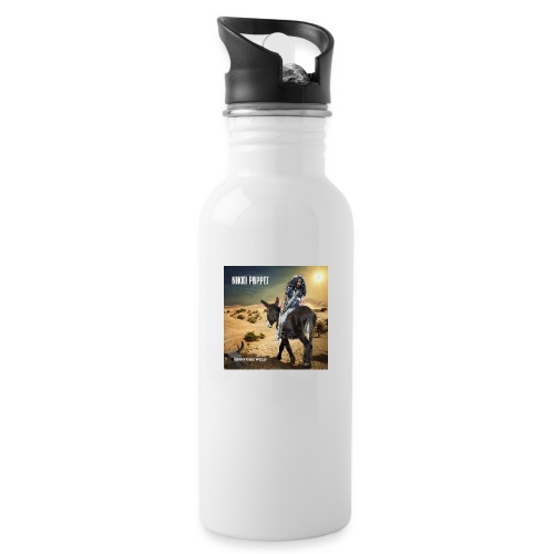 NIKKI PUPPET INTO THE WILD - Trinkflasche mit integriertem Trinkhalm