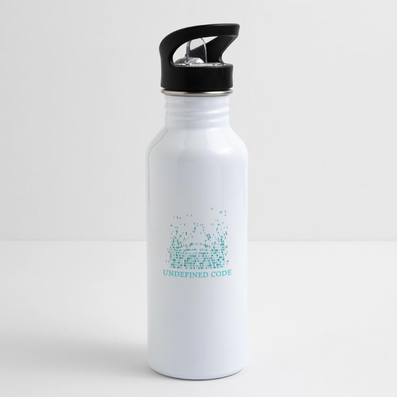 undefined unknown secret code nerd number Water bottle with straw