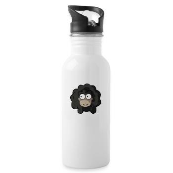 black sheep - Water bottle with straw - white - Right