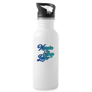 Magic 11 - Trinkflasche mit integriertem Trinkhalm - Weiß - Rechts