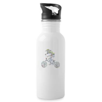 bmx - Water bottle with straw - white - Right
