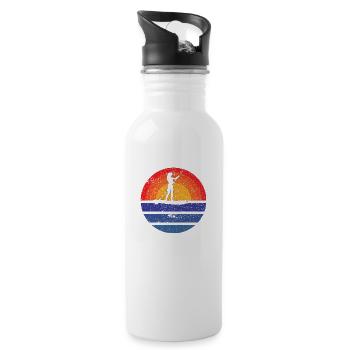 Stand up Paddle Stand Up Paddle Surf Stand up Paddler - Gourde avec paille intégrée - blanc - Droite
